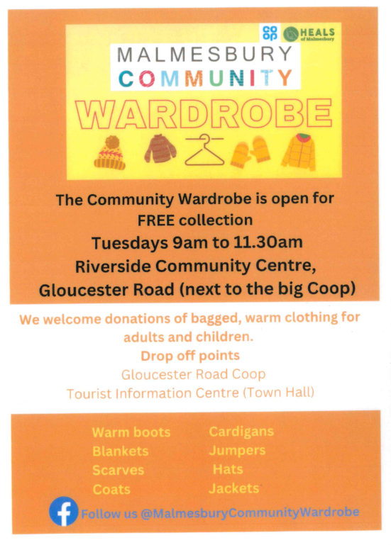 Malmesbury Town Council - Malmesbury Community Wardrobe