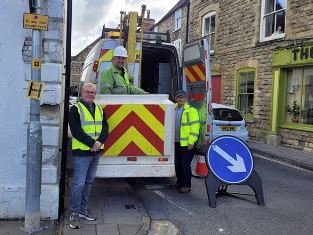 Work has begun in the installation of CCTV in Malmesbury Town Centre!