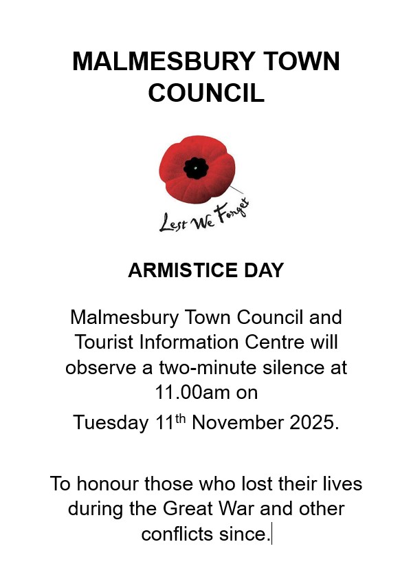 Armistice Day - Tuesday 11th November 2025 