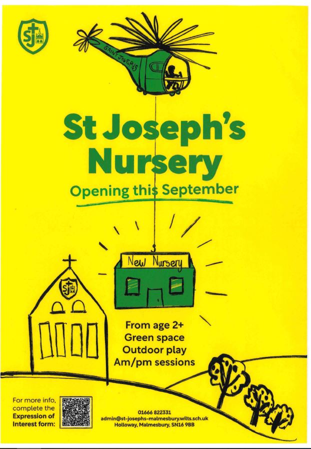 St Joseph's Nursery - Opening September 2025