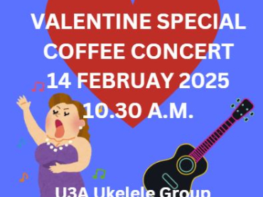 Valentine Special Coffee Concert With U3A Ukulele Group - Long Newnton Church